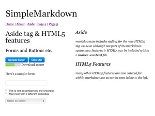 Simple Markdown